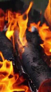 Alevli diller yaklaş. Büyük alevlerle büyük alevlere yakın