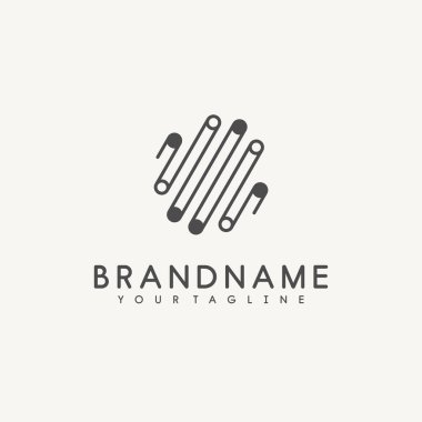 Yuvarlak çizgi bağlı ikon darbe dalgası biçimi beyaz arkaplanda izole edildi. Vektör illüstrasyonu