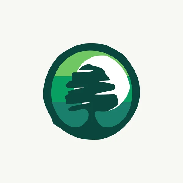 Красочный Логотип Tree Современном Концептуальном Дизайне Соблазняет Векторная Иллюстрация — стоковый вектор