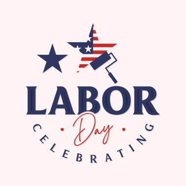 Mutlu İşçi Bayramı 'nız kutlu olsun. Geçmiş tebrik kartı klasikleri. Vektör illüstrasyonu