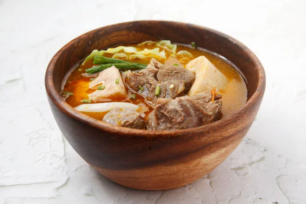 Photo Freshly Cooked Filipino Food Called Beef Kansi Beef Stew — Stock Photo, Image