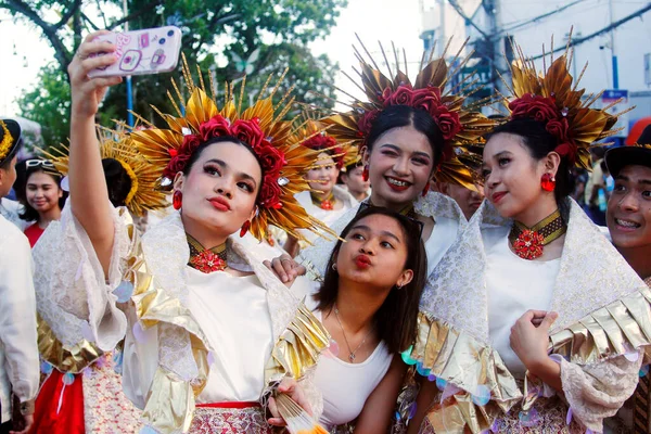 Antipolo City Philippines May 2023 Street Dance Parade Participants Colorful — Stock Photo, Image