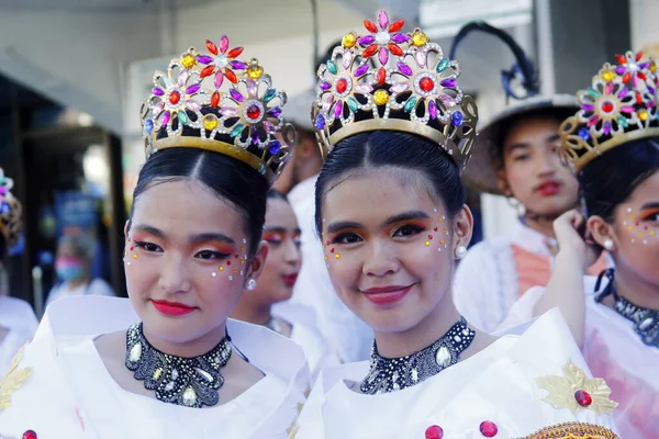 Città Antipolo Filippine Maggio 2023 Sfilata Street Dance Costumi Colorati — Foto Stock