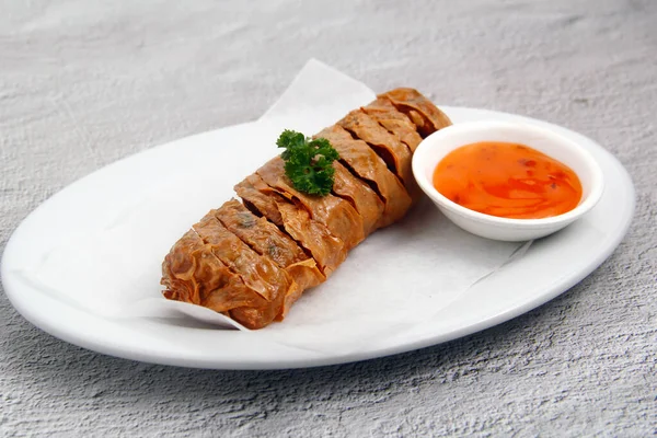 Foto Von Frisch Gekochtem Chinesischem Essen Namens Chinese Quekiam — Stockfoto