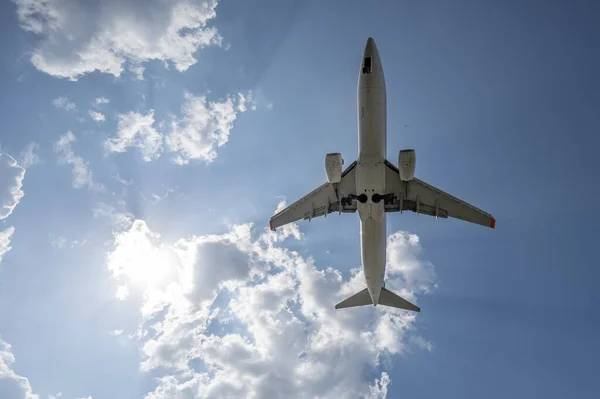 Passagierflugzeug Der Luft — Stockfoto