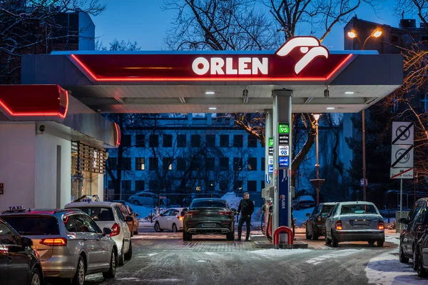 Polish Oil Concern Orlen Polish Multi Industry Concern — Stock Photo, Image