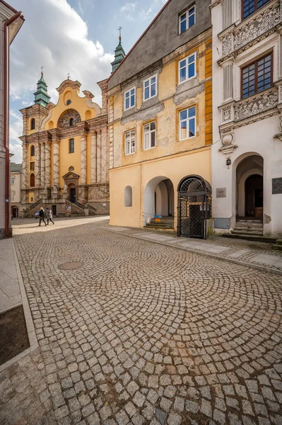 Piața Orașului Vechi Din Przemysl Polonia — Fotografie, imagine de stoc