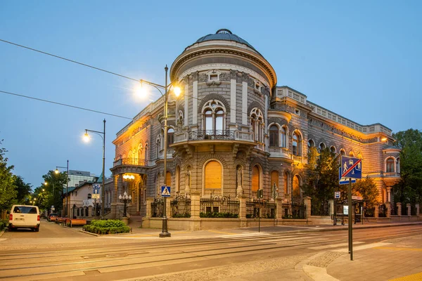 Academy of Music in Lodz. City of Lodz, Poland.