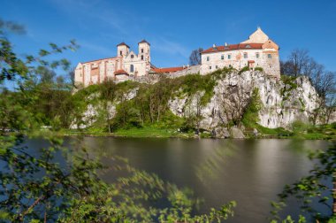 Benedictine abbey tyniec, krakow, Polonya.