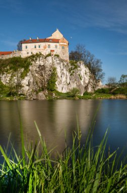 Benedictine abbey tyniec, krakow, Polonya.