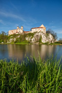 Benedictine abbey tyniec, krakow, Polonya.