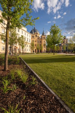 Lodz şehri - Özgürlük Meydanı manzarası.
