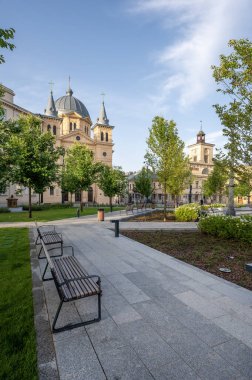 Lodz şehri - Özgürlük Meydanı manzarası.