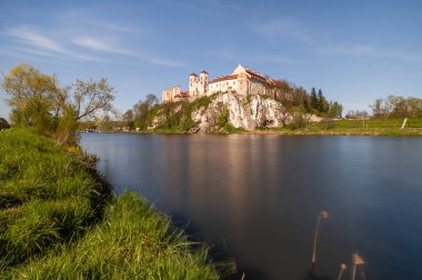 Benedictine abbey tyniec, krakow, Polonya.
