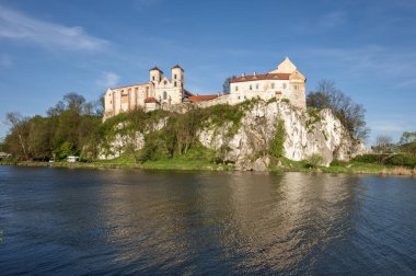 Benedictine abbey tyniec, krakow, Polonya.