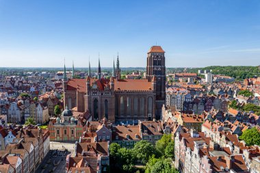 Polonya 'nın Gdask kentindeki St. Mary Bazilikası