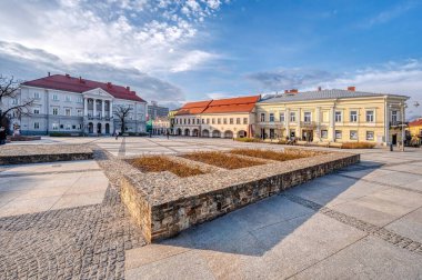 Kielce Pazar Meydanı. Kielce Şehri, Polonya