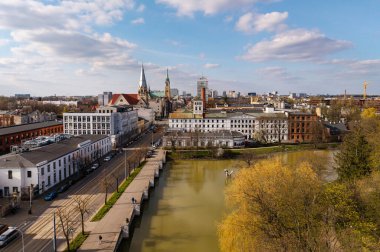 Tarihi Beyaz Fabrika Binası, Lodz, Polonya.
