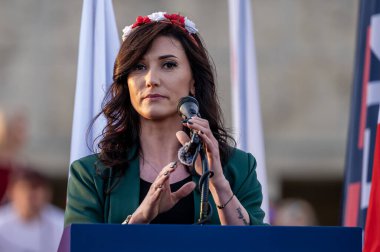 Ewa Zajaczkowska-Hernik Polonyalı politikacı, 10. dönem Avrupa Parlamentosu üyesi. Lodz, Mayıs 02, 2024, Polonya