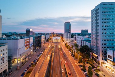 Polonya 'nın Lodz kenti.