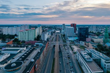 Polonya 'nın Lodz kenti.