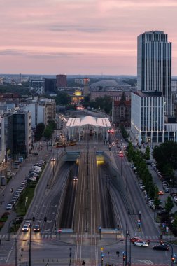 Polonya 'nın Lodz kenti.