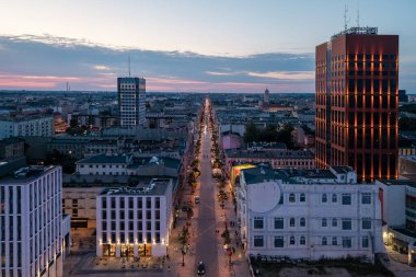 Polonya 'nın Lodz kenti.