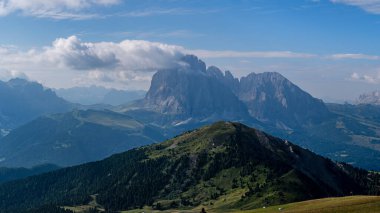 Sassolungo, Langkofel, Saslonch. Dolomitler, İtalya
