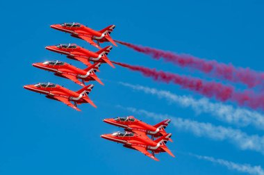 Red Arrows, Royal Air Force Aerobatic Team. September 20, 2025, Ostrava, Czech Republic