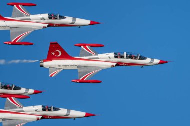 The Turkish Stars- are the aerobatic demonstration team of the Turkish Air Force