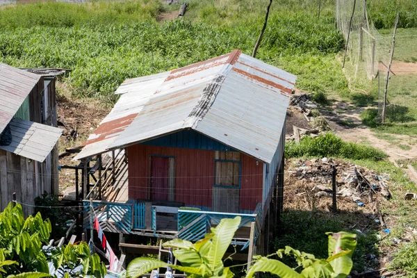 Manacapuru Amazonas Brésil Novembre 2022 Maisons Anciennes Qui Sont Courantes — Photo