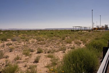 Güneydoğu El Paso, Teksas 'ta Meksika sınırına yakın olan Ciudad Juarez' deki Kolonias 'a tahsis edilecek arazi.