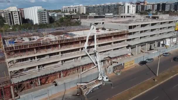 Brasilia Brasilien Juli 2023 Laufende Bauprojekte Nordwestlichen Sektor Von Brasilia — Stockvideo