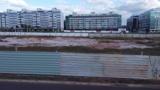 Brasilia Brasilien Juli 2023 Baubeginn Für Neue Geschäftshäuser Und Wohnungen — Stockvideo