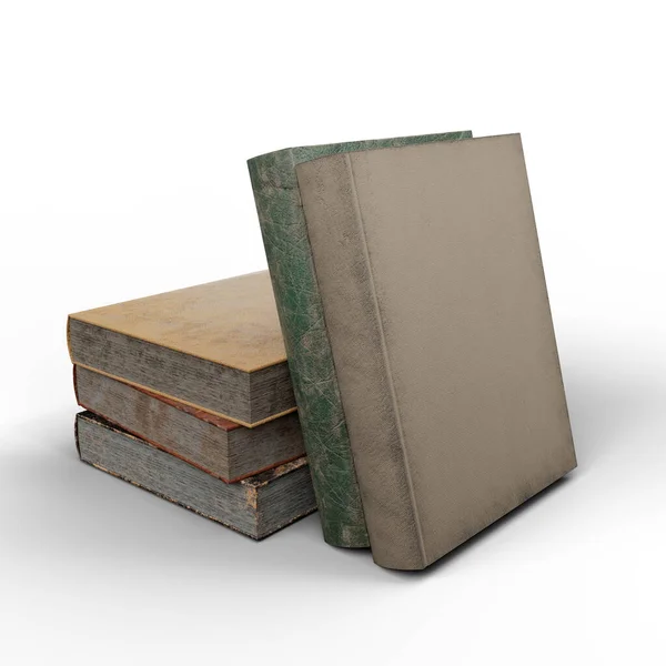 Στοίβα Από Παλιά Βιβλία Ανάγνωση Επιστήμη Και Λογοτεχνία Πρότυπο Κολάζ — Φωτογραφία Αρχείου