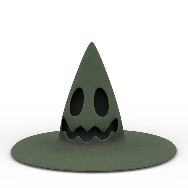 魔法使いや魔女魔法の帽子 3Dイラスト クリッピングパス付きファイル — ストック写真