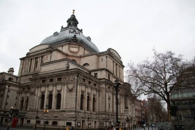 Londra, BİRLİK KINGDOM - 30 ARALIK 2017: Bulutlu bir kış gününde Metodist Merkez Salonu Westminster. Yüksek kalite fotoğraf