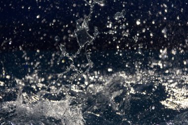  Dinamik mavi ve beyaz su sıçrama-soyut sıvı hareketi. Yüksek kalite fotoğraf