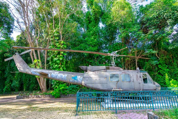 stock image Air transport during the Vietnam War in the historic area of Cu Chi, Vietnam