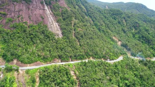 Khanh Pass Seen Beautiful Majestic Most Beautiful Dangerous Pass Connecting — Stok Video