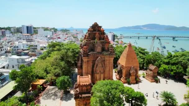 Nha Trang Vietnam July 4Th 2022 Appeal Architectural Complex Nagar — Stockvideo