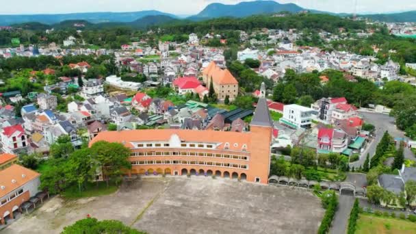 Lat Vietnam July 8Th 2022 Aerial View Lat Pedagogical College — Video Stock