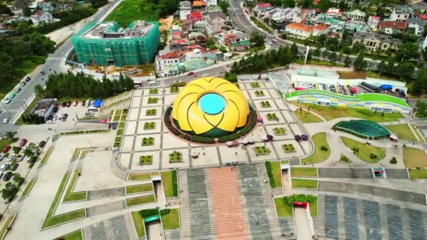 Lat Vietnam July 8Th 2022 Aerial View Sunflower Building Lam — Stok Video