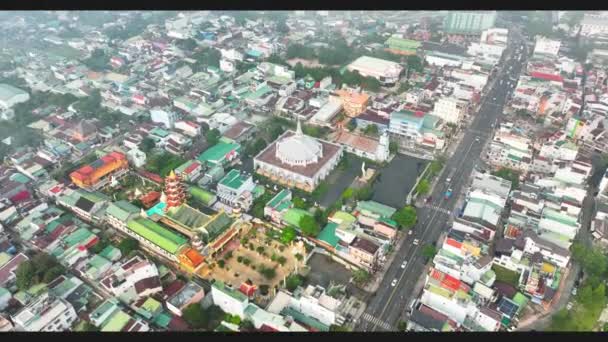 Bao Loc Βιετνάμ Απριλίου 2023 Αεροφωτογραφία Του Bao Loc Πόλη — Αρχείο Βίντεο