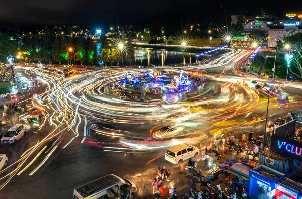 Lat Vietnam Juli 2022 Lat Stad Nacht Mooie Toeristische Bestemming — Stockfoto
