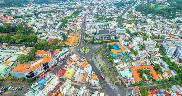 Stadt Thu Dau Mot Provinz Binh Duong Vietnam Luftaufnahme Dies — Stockfoto