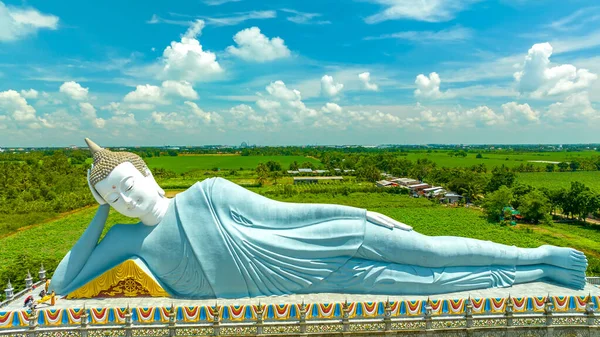 Maior Estátua Buda Reclinada Vietnã Está Localizada Pagode Som Rong — Fotografia de Stock