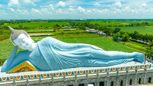 Maior Estátua Buda Reclinada Vietnã Está Localizada Pagode Som Rong — Fotografia de Stock