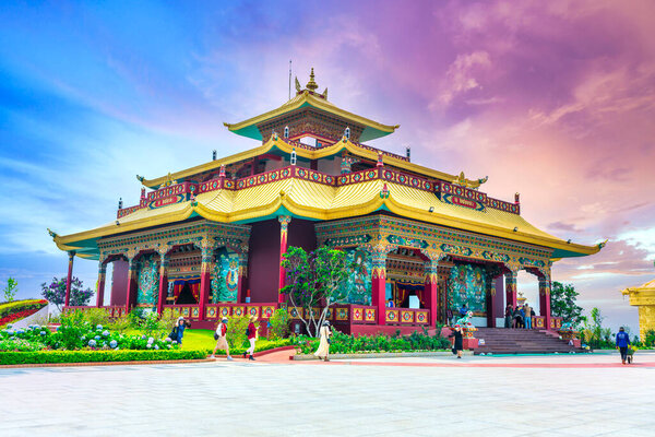 Da Lat, Vietnam - April 11th, 2023: Samten Hills Da Lat is the destination to nourish the body, mind and spirit. A peaceful place to feel the transitions and changes within each person