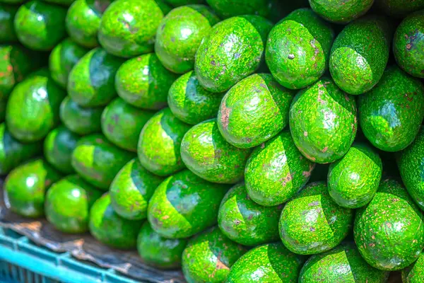 Aguacate Venta Mercado Frutas Vietnam Especialidades Región Dak Lak —  Fotos de Stock